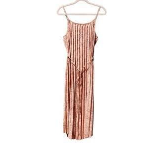 Ava‎ & Viv Pink Snakeskin Pleated Midi Dress 1X NWT